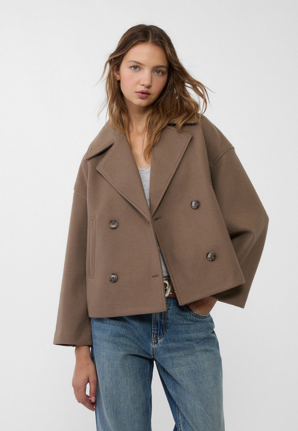 Allegra | Damen Kurzmantel – Elegant, Bequem & Vielseitig für Übergang und Winter 2