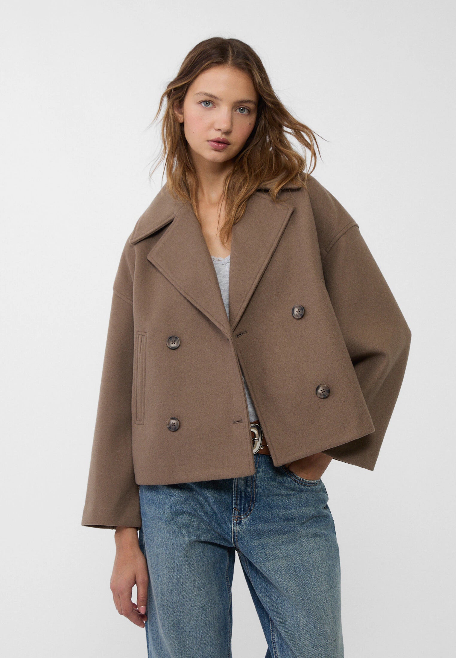 Allegra | Damen Kurzmantel – Elegant, Bequem & Vielseitig für Übergang und Winter 2