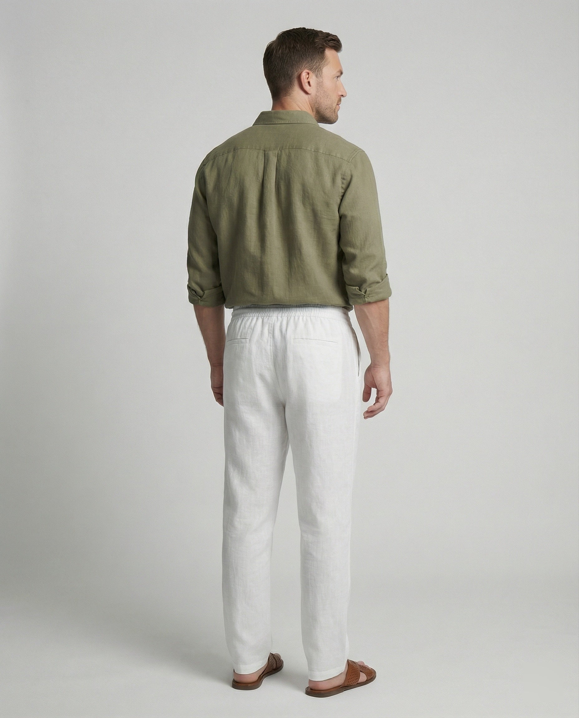 Sven | Lässige und Atmungsaktive Herren-Leinenhose