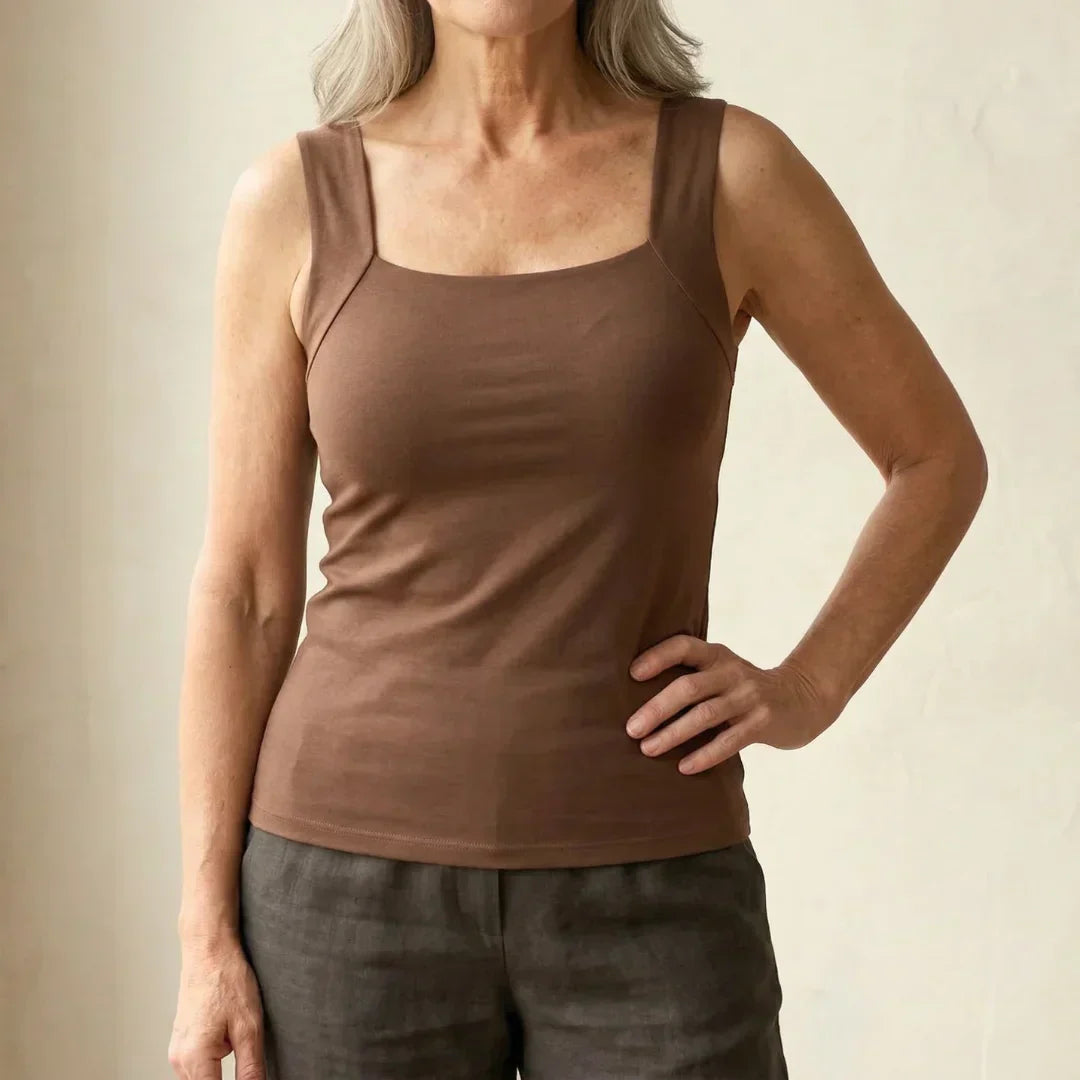 Jennifer | Weiches und bequemes Tanktop mit integriertem BH 1