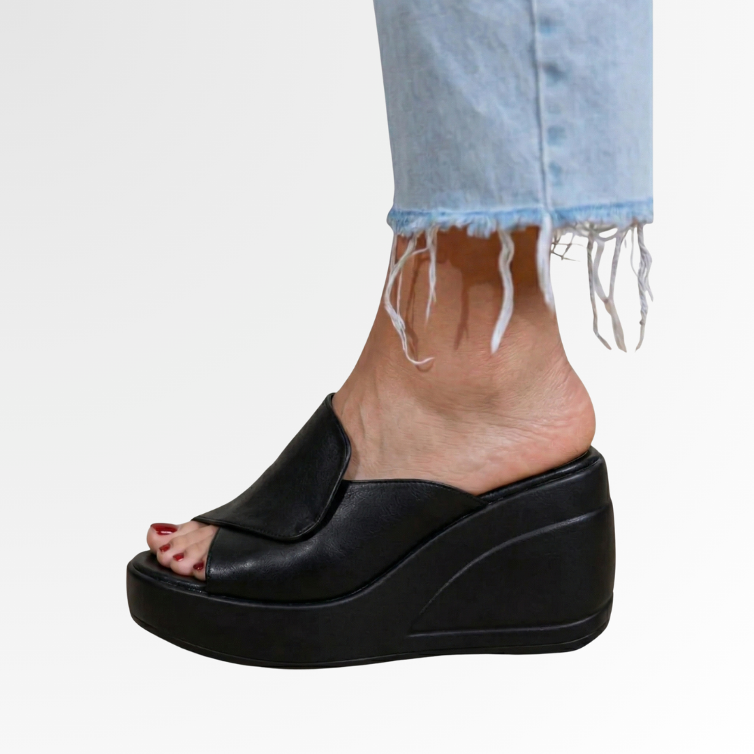 Kathryn | Orthopädische Keilsandalen für Damen zum Hineinschlüpfen 0