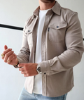 Leon | Atmungsaktive Herrenhemdjacke