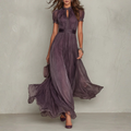 Livia Belle | Elegantes Maxikleid mit Spitzenbesatz 0