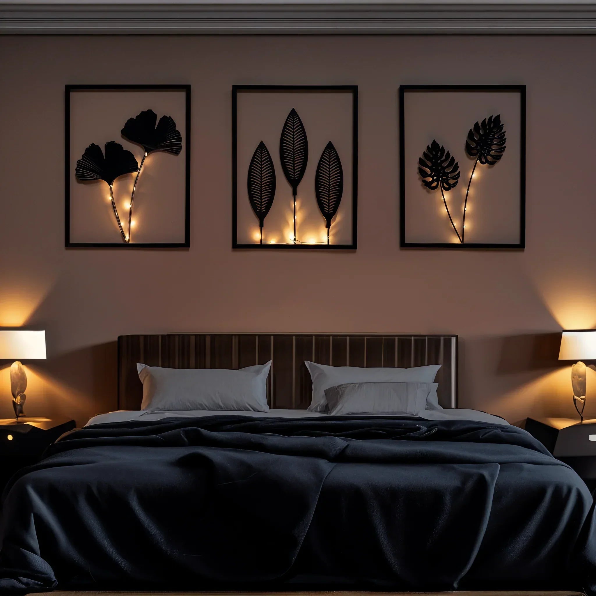 Lumen Leaf LED-Rahmenlampe mit Farbwechsel für Innenräume