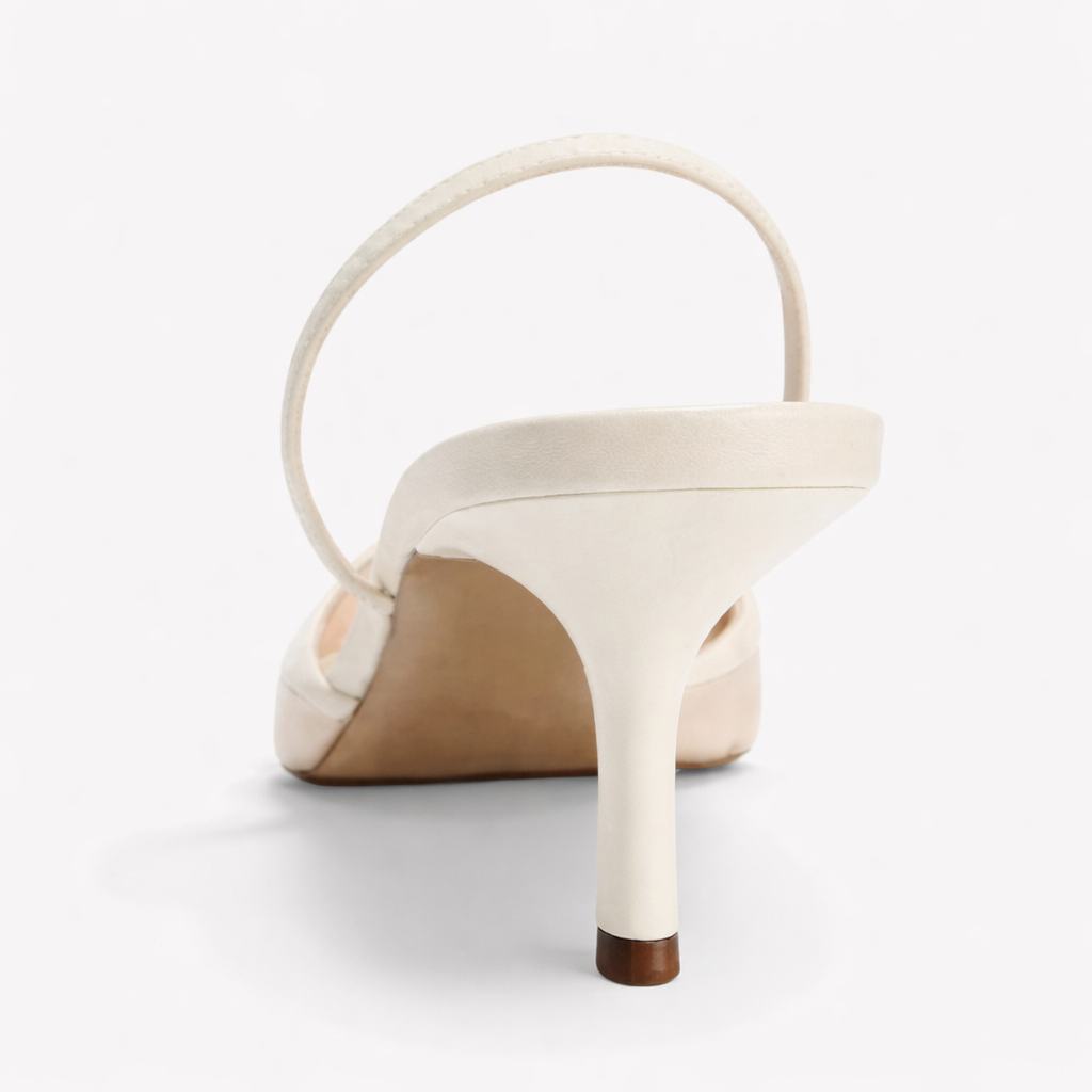 Mia – Bestickte Slingpumps Mesh Spitzpumps Elegant