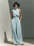 Mira | Minimalistisches Damen Set aus Baumwoll-Leinen 0