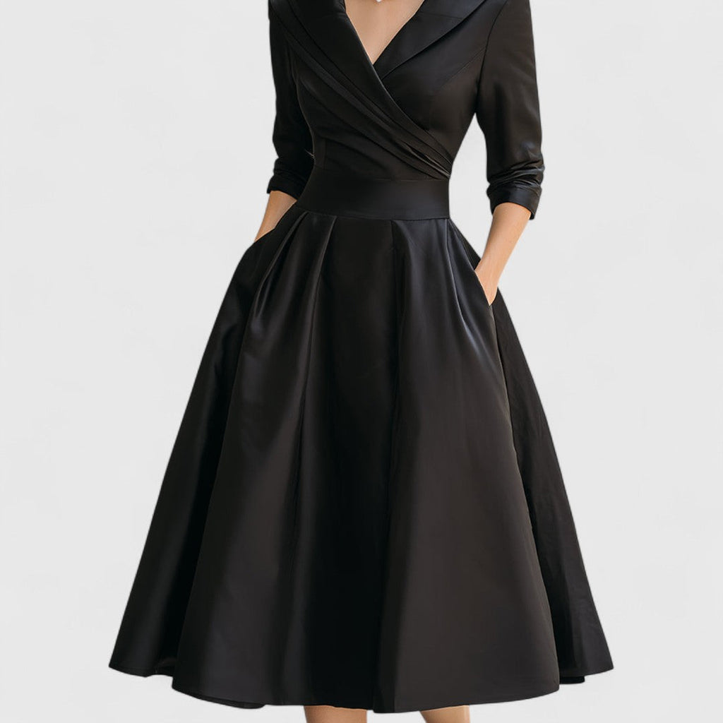 Nivara | Elegantes Midikleid mit V-Ausschnitt 6