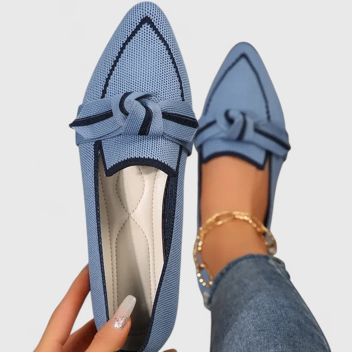 Patricia | Elegante orthopädische Flache Schuhe mit Schleife für ultimativen Komfort 1