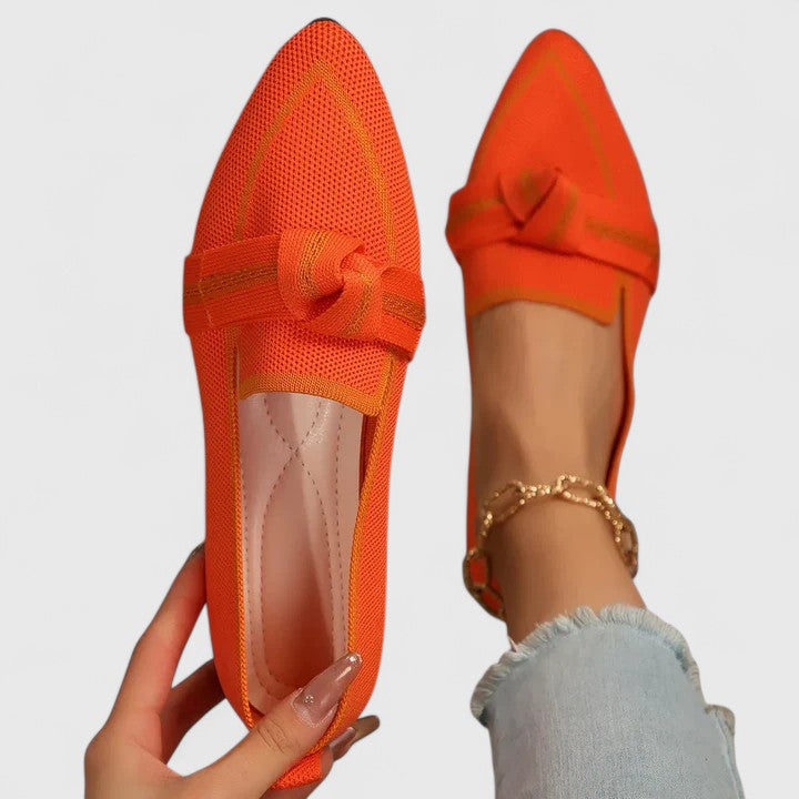 Patricia | Elegante orthopädische Flache Schuhe mit Schleife für ultimativen Komfort 5