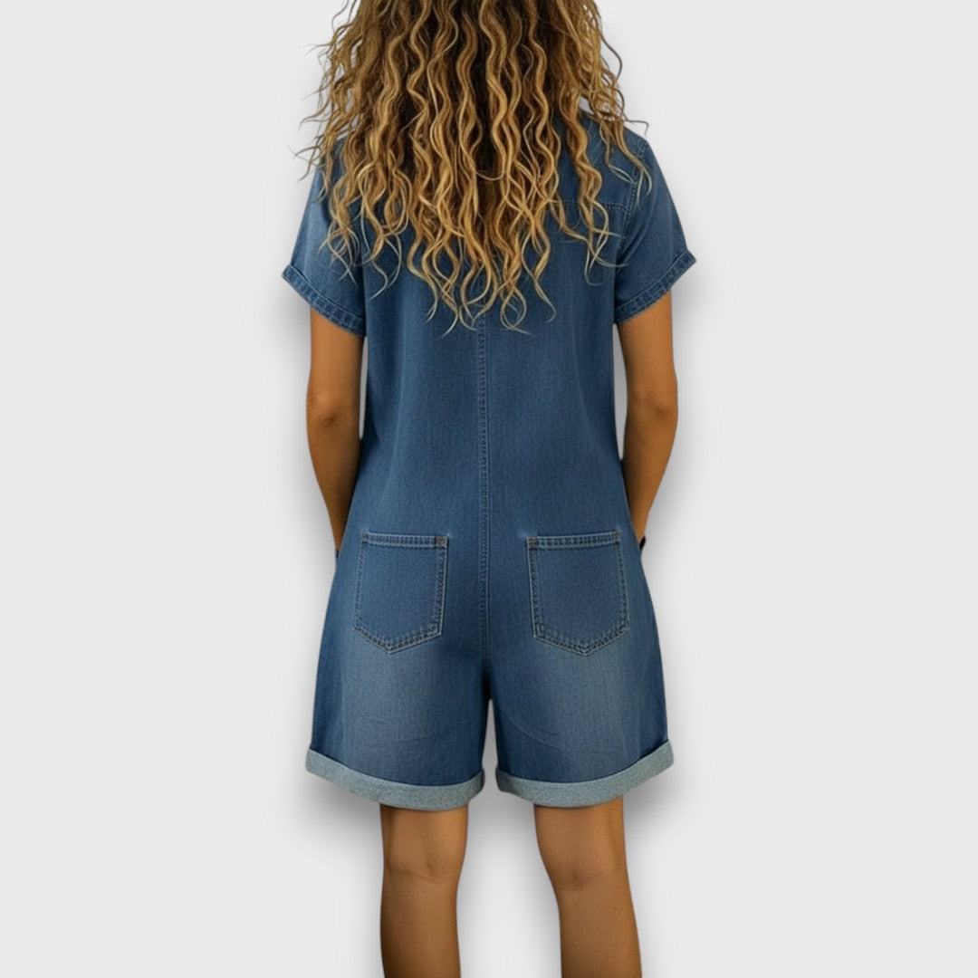 Maya | Bequemer und stilvoller kurzer Jumpsuit