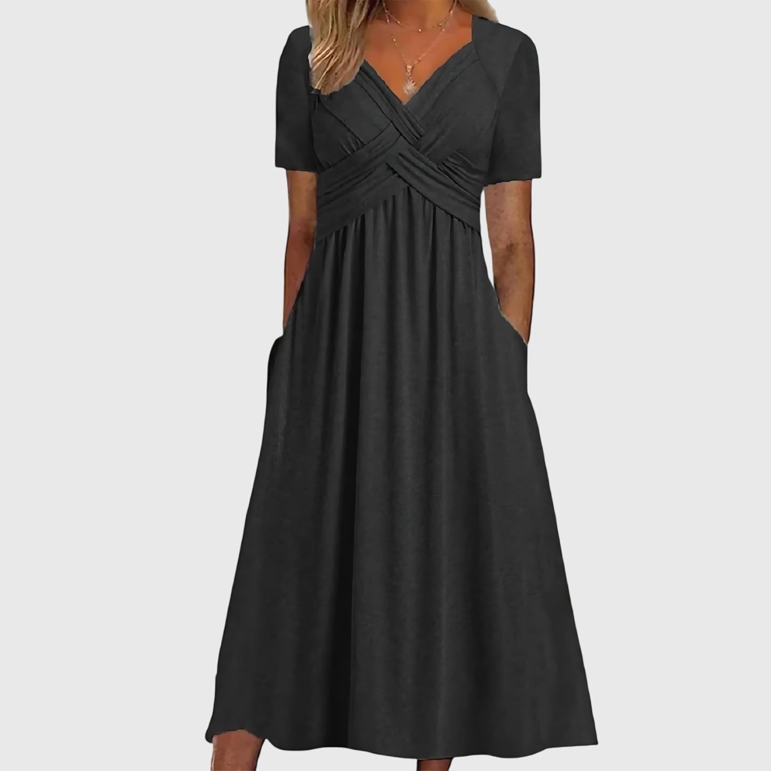 Violetta | Elegantes Midikleid – Figurschmeichelnd, Vielseitig &amp; Ideal für Festliche Anlässe 4